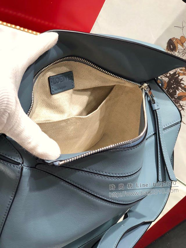 LOEWE經典爆款包包 羅意威中號Puzzle幾何拼接手提斜挎包 10171  tcl1317